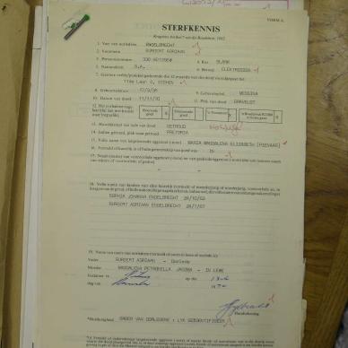 ENGELBRECHT Burgert Adriaan - died 11 Nov 1970