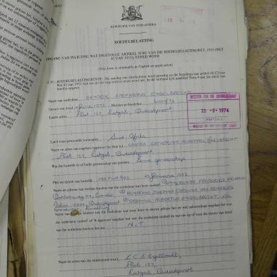 ENGELBRECHT Hendrik Stephanus - died 4 June 1973