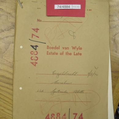 ENGELBRECHT Cornelius - died 9 May 1974