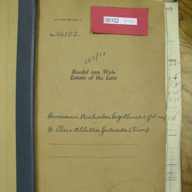ENGELBRECHT Hermanus Nicholaas - died 24 Dec 1936