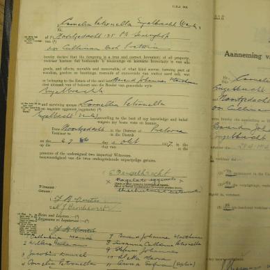 ENGELBRECHT Barend Johannes Marthinus - died 24 Mar 1937