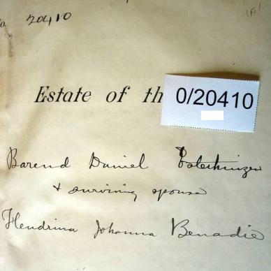 0-20410 ESTERHUIZEN Barend Daniel a