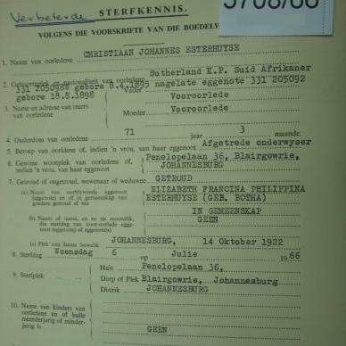 5708-66 ESTERHUYSE Christiaan Johannes b