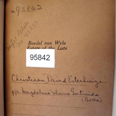 ESTERHUIZEN Christiaan David