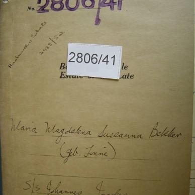 FOURIE Maria Magdallena Sussanna