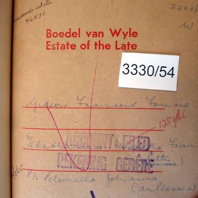 3330-54 FOURIE Gideon Francis a