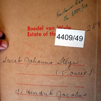 FOURIE Sarah Johannes