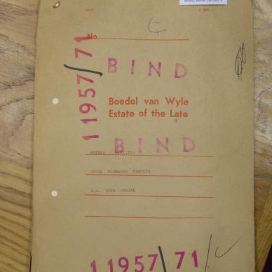 FRIEND Edwin Theodore Francis - died 4 November 1971