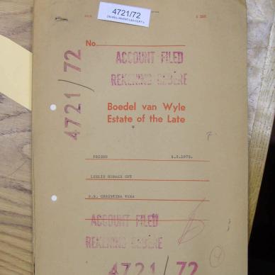 FRIEND Leslie Horace Gut - 5 March 1972