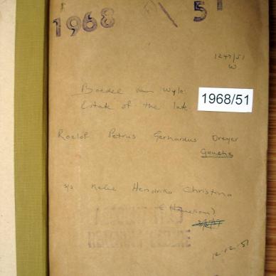 GAUCHE Roelof Petrus Gerhardus Dreyer