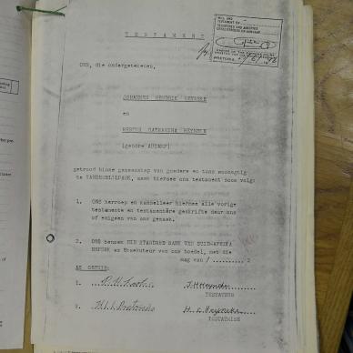 HEYNEKE Hester Catharina nee AUCAMP - oorlede 5 Ju 1976