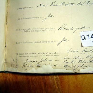 0-14500 VD HEEVER Daniel Johannes ds