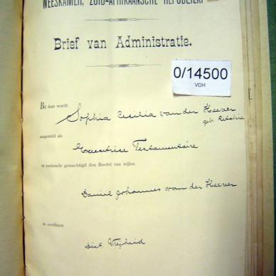 0-14500 VD HEEVER Daniel Johannes fs