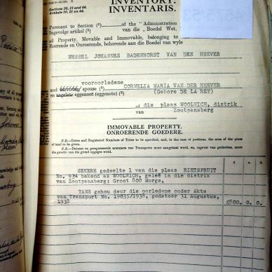 2938-48 VD HEEVER Wessel Johannes Badenhorst a05