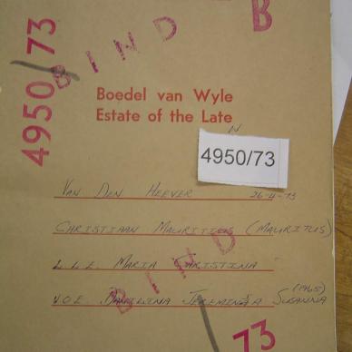 4950-73 VD HEEVER Christiaan Mauritius (Mauritus)_01