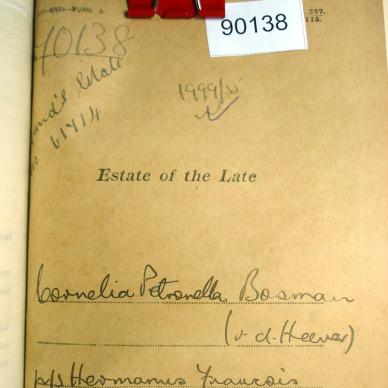 HEEVER Cornelia Petronella, VD 1859-1935 HEEVER Cornelia Petronella, VD 1859-1935