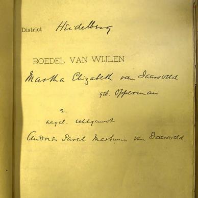 JAARSVELD Martha Elizabeth VAN - 1887