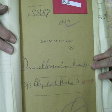 KNOETZE Daniel Cornelius - died 23 Jul 1934