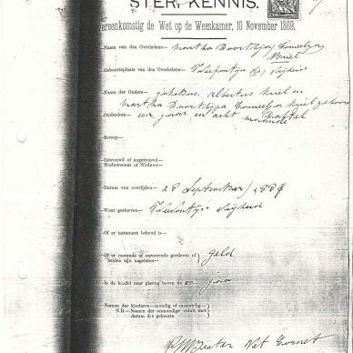 KRIEL Martha Dorothea Cornelia - died 28 Sep 1889