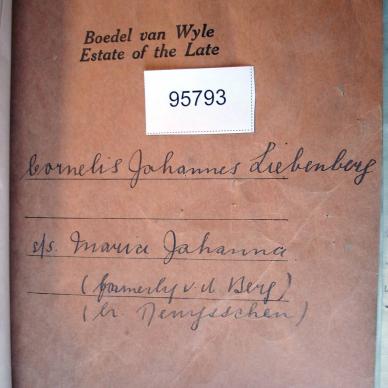 LIEBENBERG Cornelis Johannes