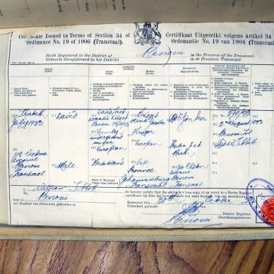 LEACH David - died 25 Apr 1923
