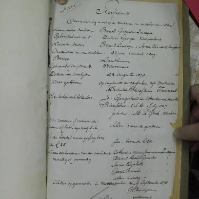 LINDEQUE Barend Gerhrdus - died 23 Aug 1878