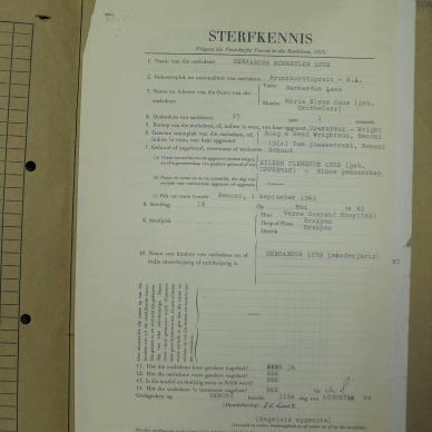LUUS Gerhardus Schnetler - oorlede 18 Mei 1963
