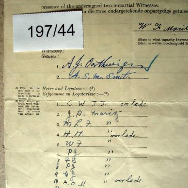 197-44 MARITZ Willem Frederik d