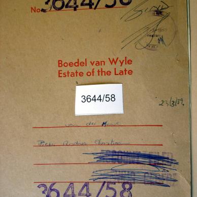 3644-58 VD MERWE Pieter Andries Christiaan a