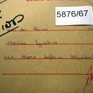 5876-67 VAN DER MERWE Thomas Ignatius a