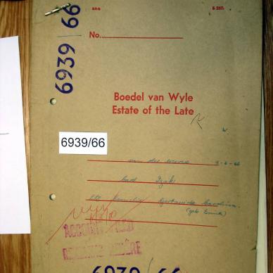 MERWE Carel Izak, VD