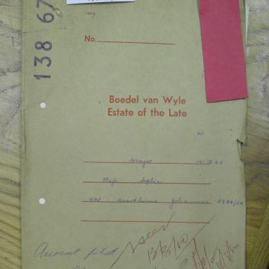 MEYER Elsje Sophia born GRIESEL - died 16 Dec 1966