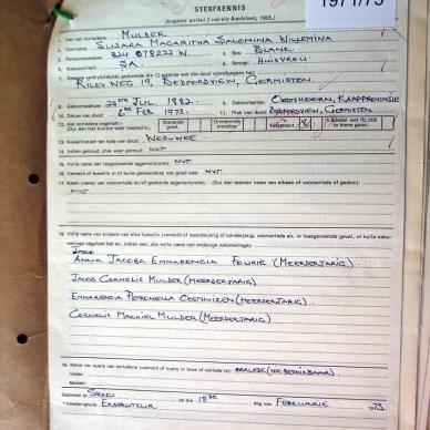 MULDER Susara Magaritha Salomina Willemina