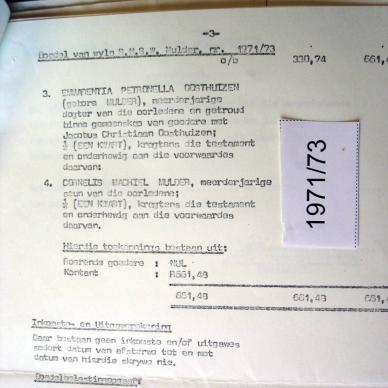 1971-73 MULDER Susara Magaritha Salomina Willemina e