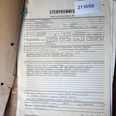 2116-68 MULDER Abraham Frederik b
