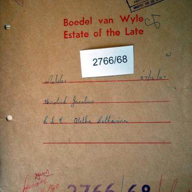 2766-68 MULDER Hedrik Jacobus a