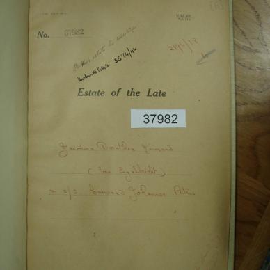 NIEMANDT Jacomina Dorothea died 25 Oct 1918