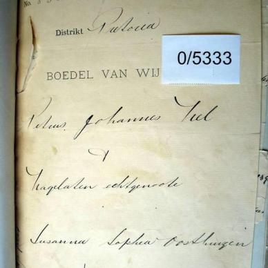 0-5333 NEL Petrus Johannes as