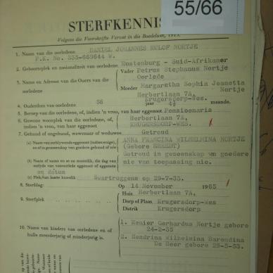 55-66 NORTJE Daniel Johannes Rulof b