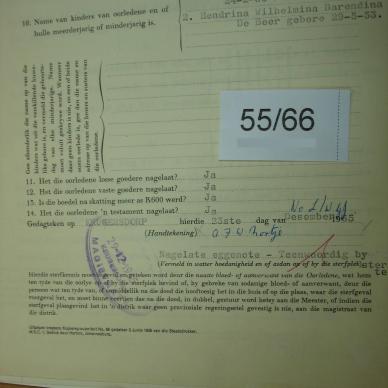 55-66 NORTJE Daniel Johannes Rulof c