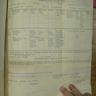 OPPERMAN Petrus Johannes Jacobus oorlede 19 Des 1952