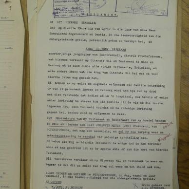 OPPERMAN Anna Susanna - oorlede 27 Mrt 1964