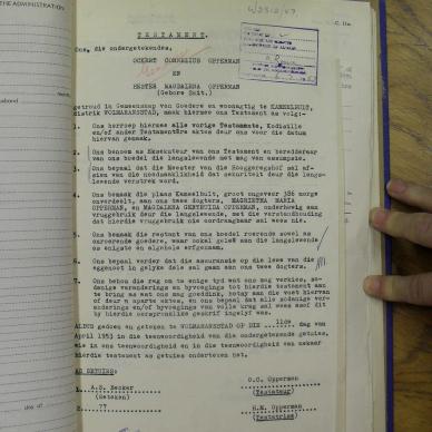 OPPERMAN Ockert Cornelis - oorlede 5 Jun 1957