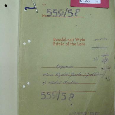 OPPERMAN Maria Elizabeth Jacoba nee GROBBELAAR - oorlede 22 Nov 1957