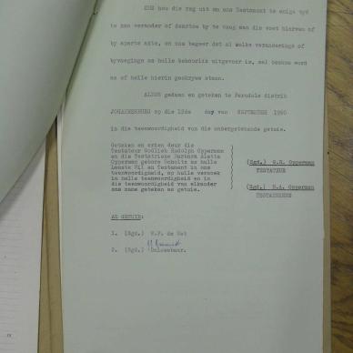 OPPERMAN Barbara Aletta born SCHOLTZ - died 21 Jan 1965