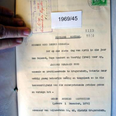 1969-45 OOSTHUIZEN Okker Andries h