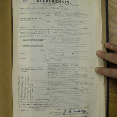 PREEZ Hendrik Johannes DU - oorlede 13 Des 1952