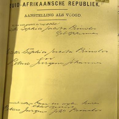 PRINSLOO Petrus Jurgens - 1887