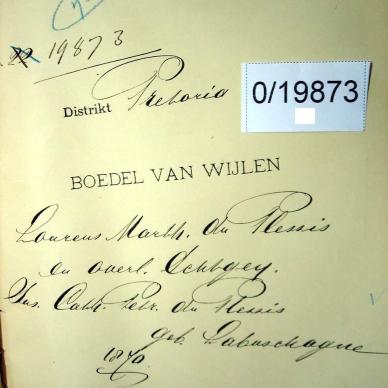 PLESSIS Lourens Marthinus, du