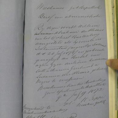 PLESSIS Catharina Gertruida Susanna DU nee WEYERS - oorlede 23 Mei 1872